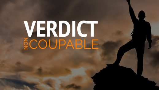 Verdict non coupable