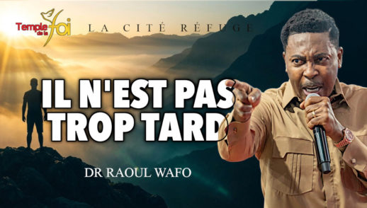 Il n'est pas trop tard ...