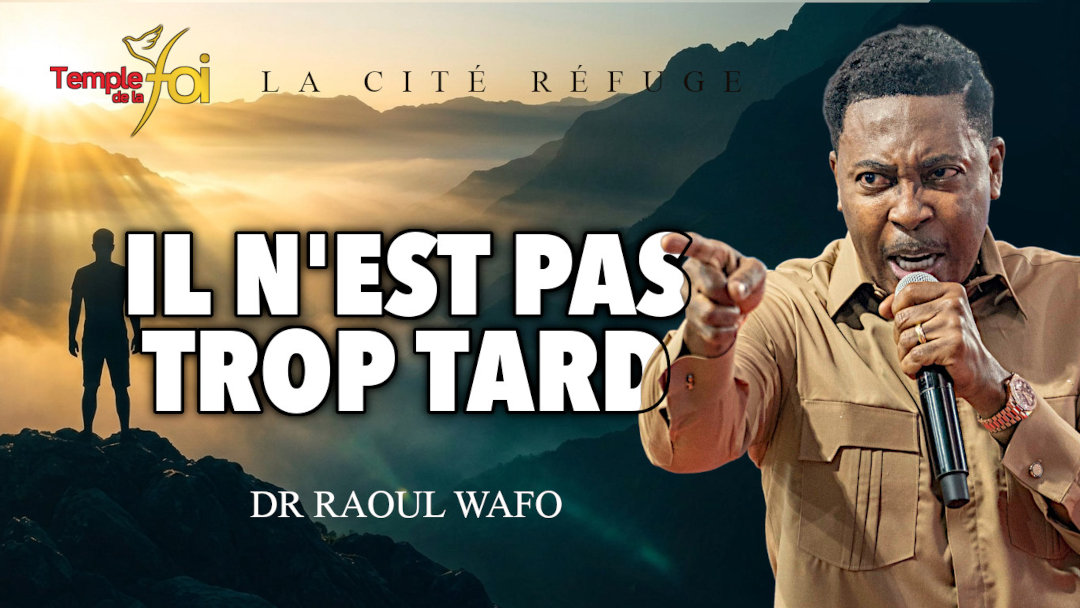Il n'est pas trop tard ...